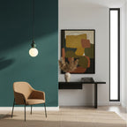Blesslight Marble & Brass Globe Pendant Lamp