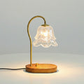 Blomst Floral Glass Candle Warmer Table Lamp
