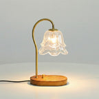 Blomst Floral Glass Candle Warmer Table Lamp