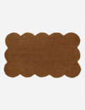 Bela Doormat | Scalloped Design, Durable Natural Fiber