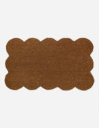 Bela Doormat | Scalloped Design, Durable Natural Fiber