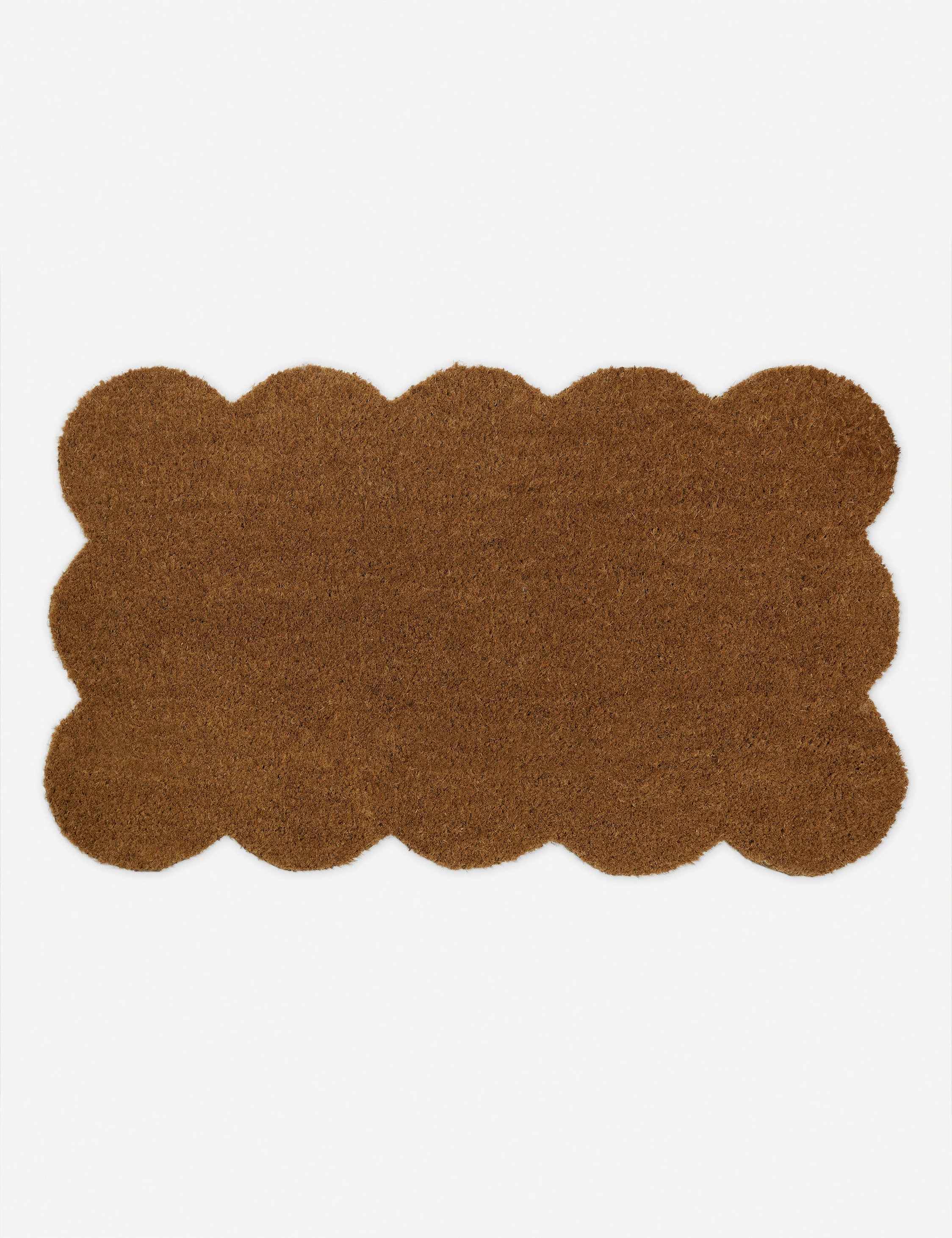 Bela Doormat | Scalloped Design, Durable Natural Fiber
