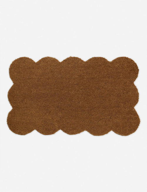 Bela Doormat | Scalloped Design, Durable Natural Fiber