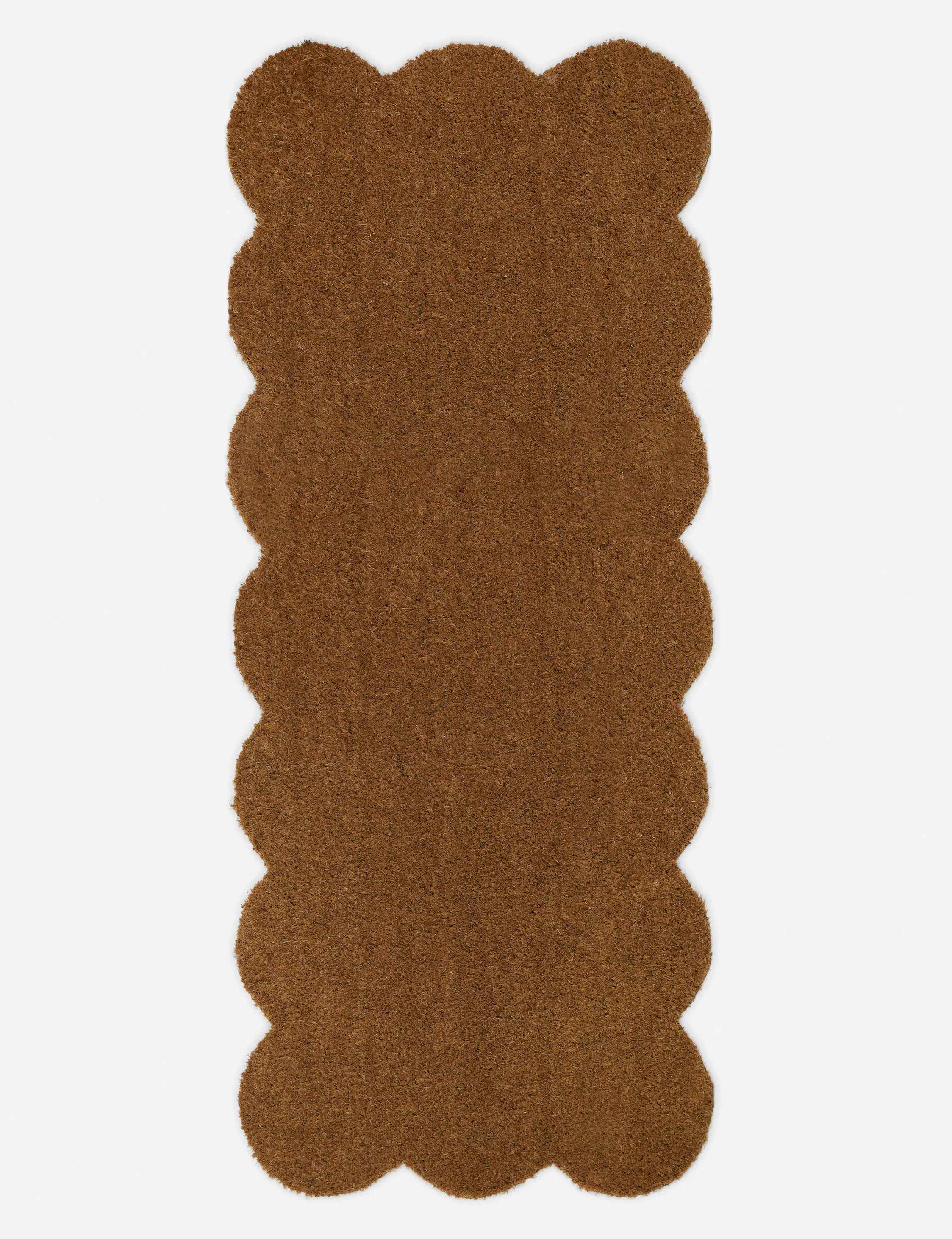 Bela Doormat | Scalloped Design, Durable Natural Fiber