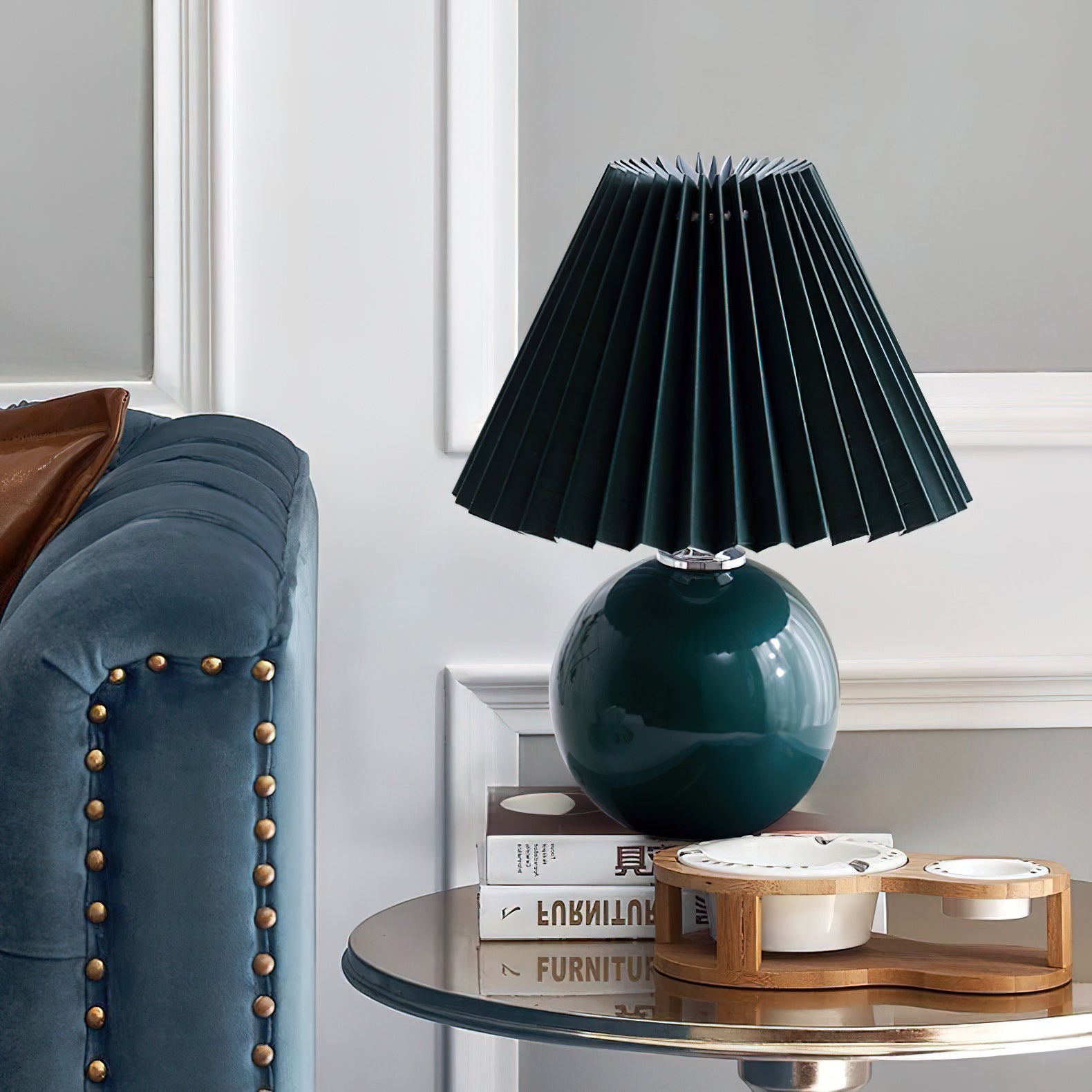 Bloom Spherical Ceramic Table Lamp