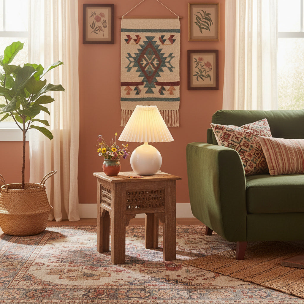 Bloom Spherical Ceramic Table Lamp