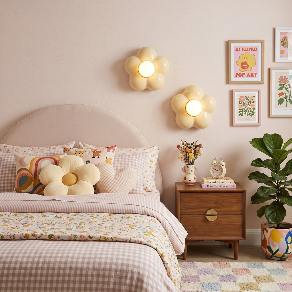 Blossom Pop-Art Flower Wall Sconce