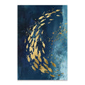 Canvas Print Blue Sea Ocean View Cotton Unframed Coastal Wall Art Decor
