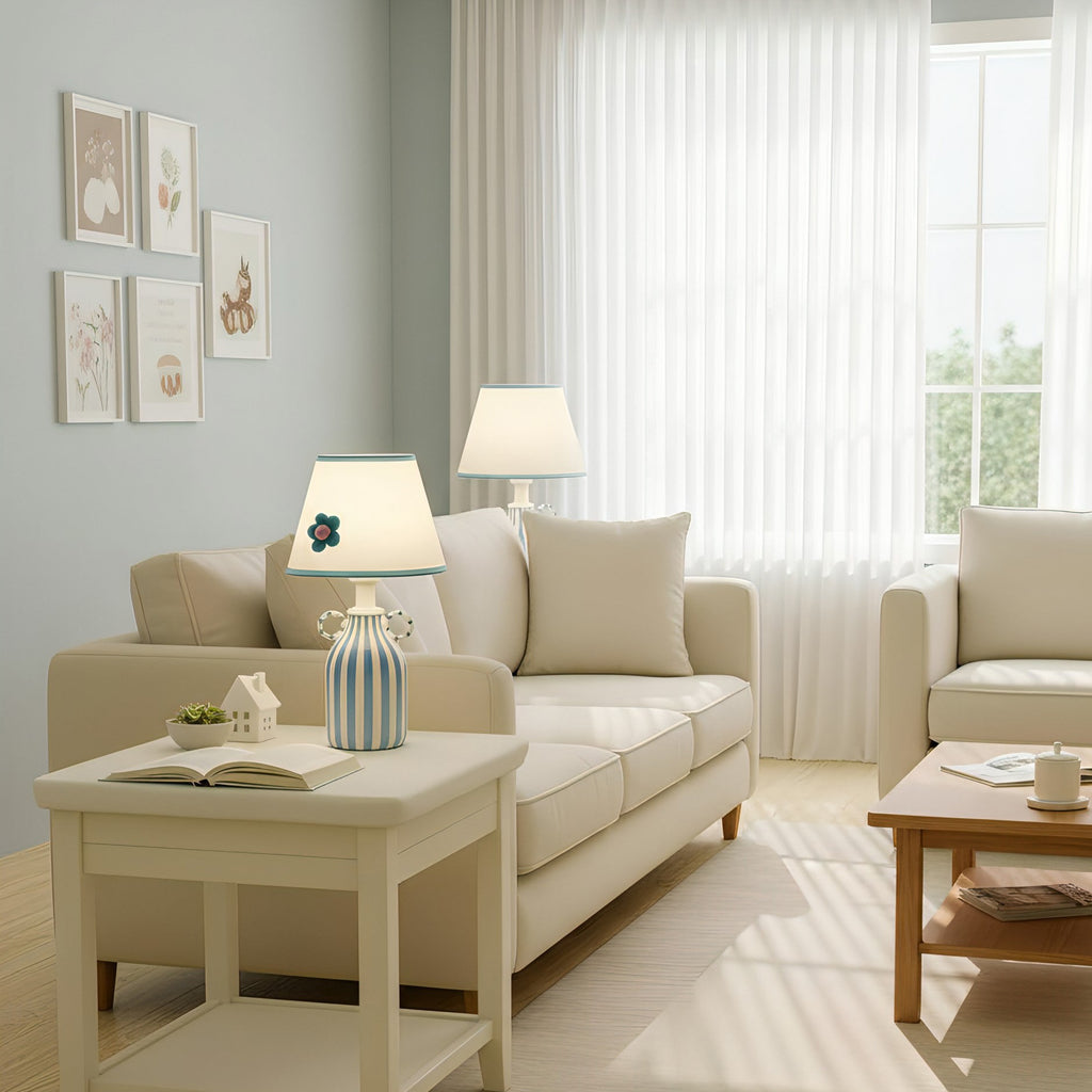 Blumelo Coastal Ceramic Table Lamp