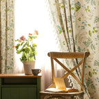 BlumenHauch: Boho-Style Curtain with Floral Pattern – Decorative & Functional for Living Room & Dining Room
