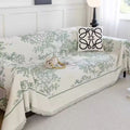Blumenfeld: Sofa Cover in Chenille Design with Floral Texture & Cozy Comfort – for Sofa & Living Room