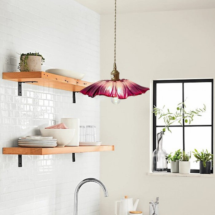 BlüteLicht: Floral Pendant Light in Modern Design for Dining Room & Living Room