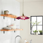 BlüteLicht: Floral Pendant Light in Modern Design for Dining Room & Living Room