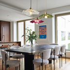 BlüteLicht: Floral Pendant Light in Modern Design for Dining Room & Living Room