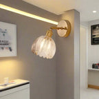 BlütenLicht: Vintage Tulip Glass Wall Lamp – Retro Flower Wall Light for Living Room & Bedroom