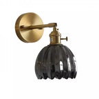 BlütenLicht: Vintage Tulip Glass Wall Lamp – Retro Flower Wall Light for Living Room & Bedroom