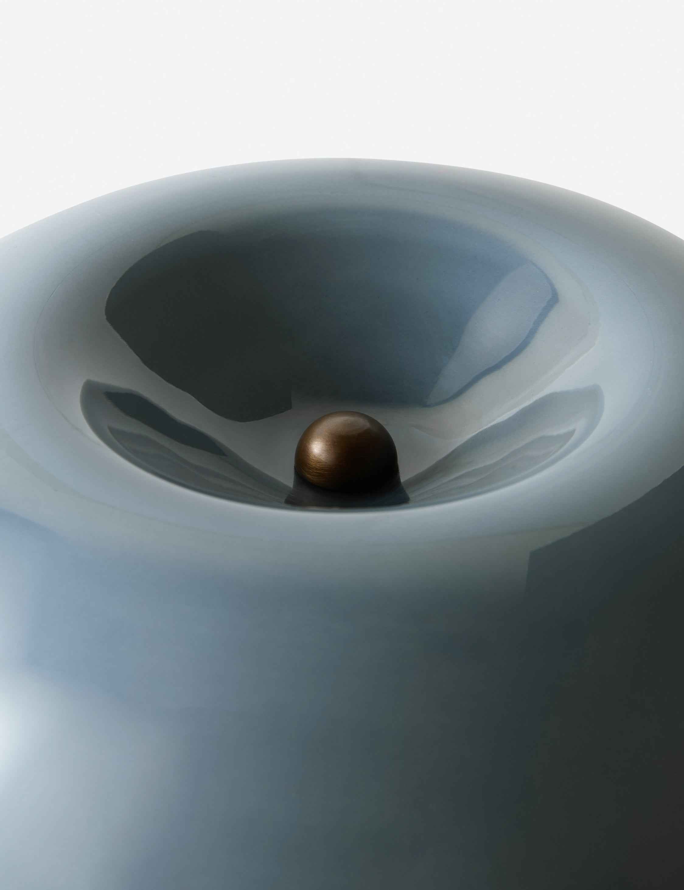 Bela Table Lamp | Mushroom-Inspired Glass, Compact Design