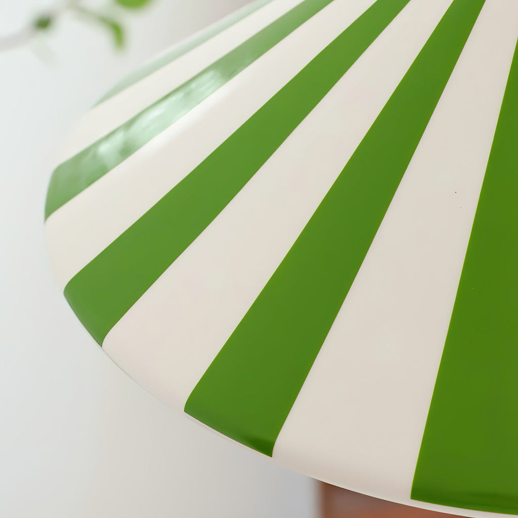 Bobine Striped Cone Glass Pendant Lamp