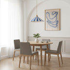 Bobine Striped Cone Glass Pendant Lamp