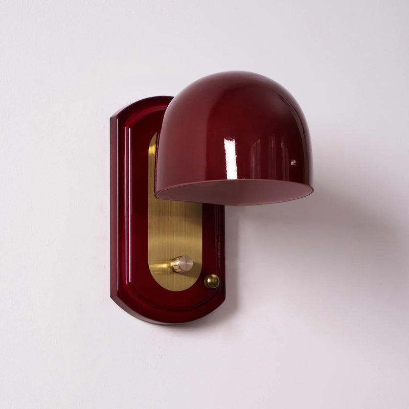 Bofea Vintage Dome Glass Wall Lamp
