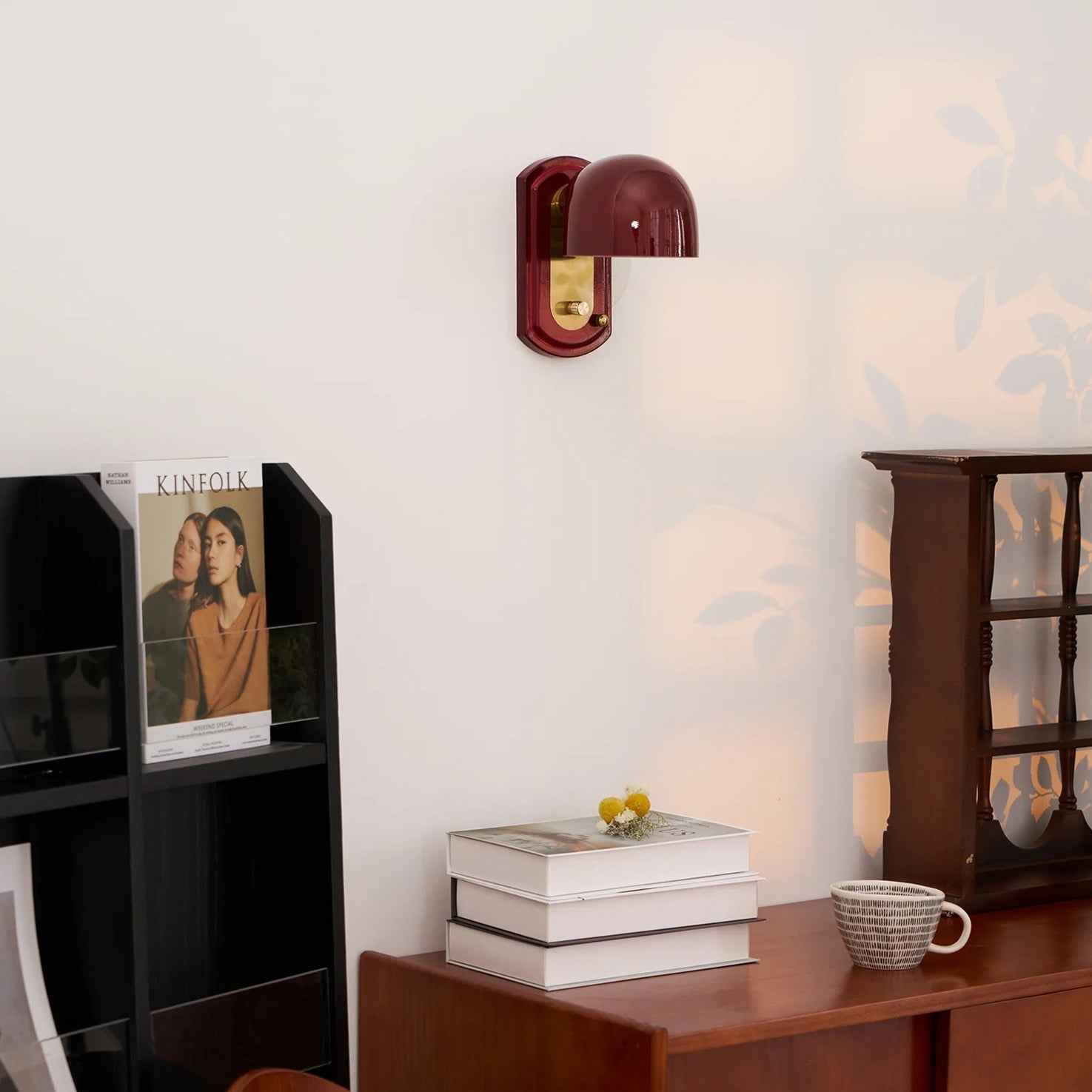 Bofea Vintage Dome Glass Wall Lamp