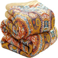 BohoChill: Boho Throw Blanket – Reversible Cotton Blanket for Sofa & Bed