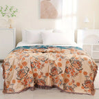 BohoHaus: Decorative Cotton Blanket in Boho Style with Rustic Design & Lightweight Structure – for Sofa & Bedroom