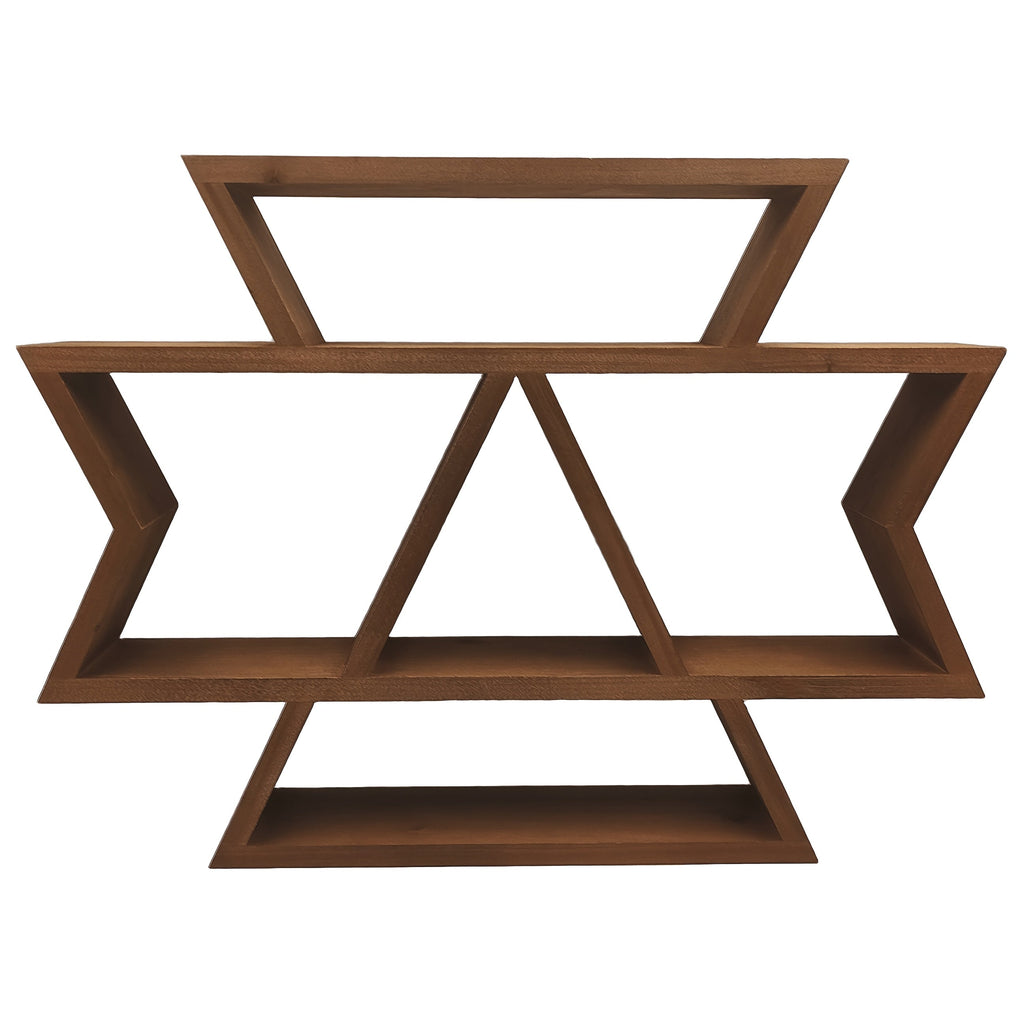 BohoLine: Solid Wood Wall Shelves – sturdy, decorative & floating in Farmhouse Style for Living Room & Bedroom