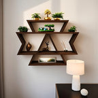BohoLine: Solid Wood Wall Shelves – sturdy, decorative & floating in Farmhouse Style for Living Room & Bedroom