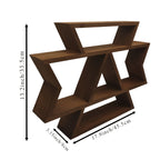 BohoLine: Solid Wood Wall Shelves – sturdy, decorative & floating in Farmhouse Style for Living Room & Bedroom