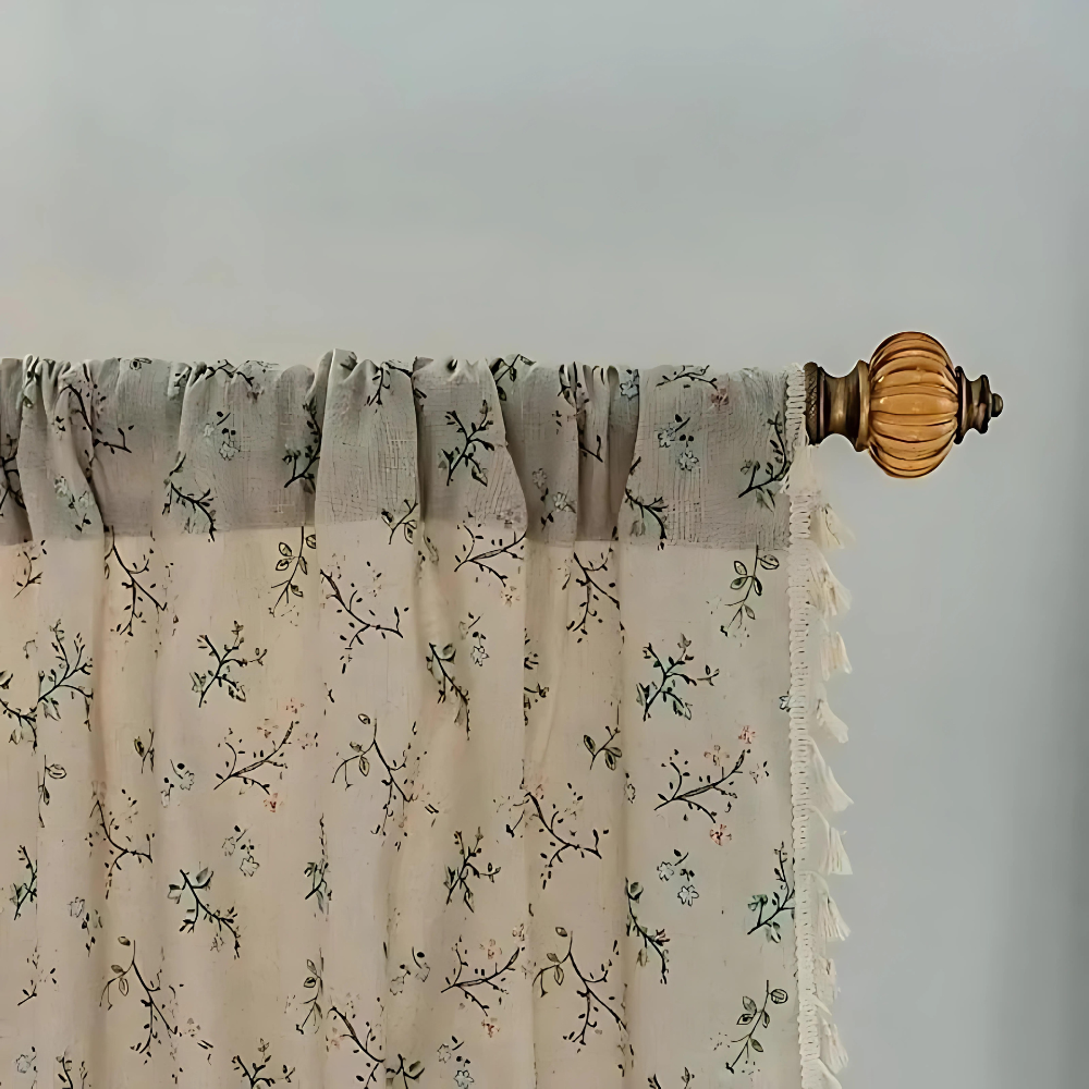 BohoPatch: Curtains in Patchwork Lace Design – Decorative & Light Filtering for Romantic Living Spaces