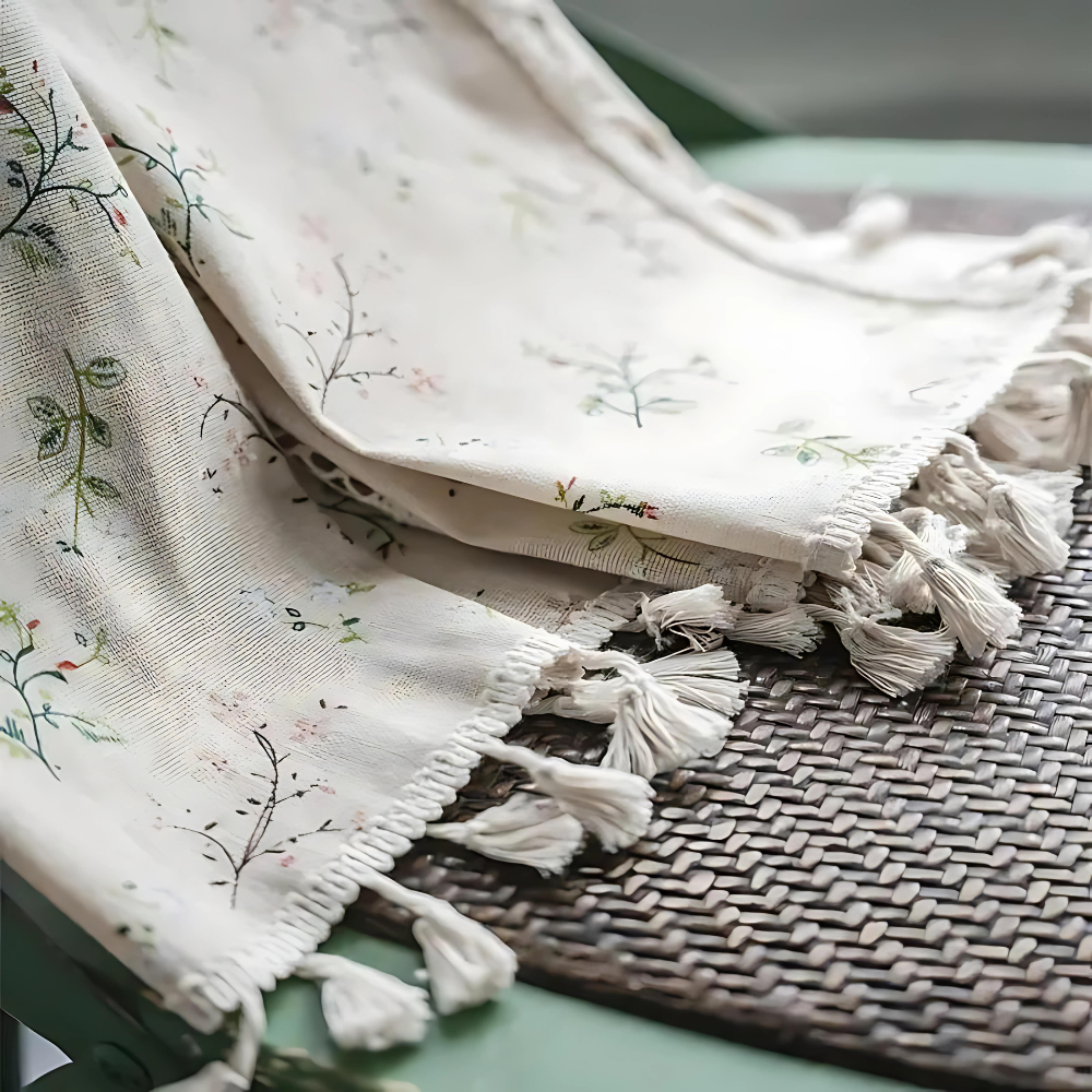 BohoPatch: Curtains in Patchwork Lace Design – Decorative & Light Filtering for Romantic Living Spaces