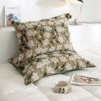 BohoBird: Cushion Cover with Floral & Bird Motif – Decorative & Durable for Home Accents (Set of 2)