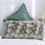 BohoBird: Cushion Cover with Floral & Bird Motif – Decorative & Durable for Home Accents (Set of 2)