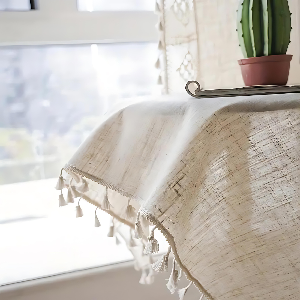 BohoWebart: Curtains with Geometric Patterns – Rustic and Elegant for Bedrooms