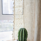 BohoWebart: Curtains with Geometric Patterns – Rustic and Elegant for Bedrooms
