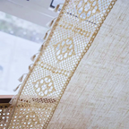 BohoWebart: Curtains with Geometric Patterns – Rustic and Elegant for Bedrooms