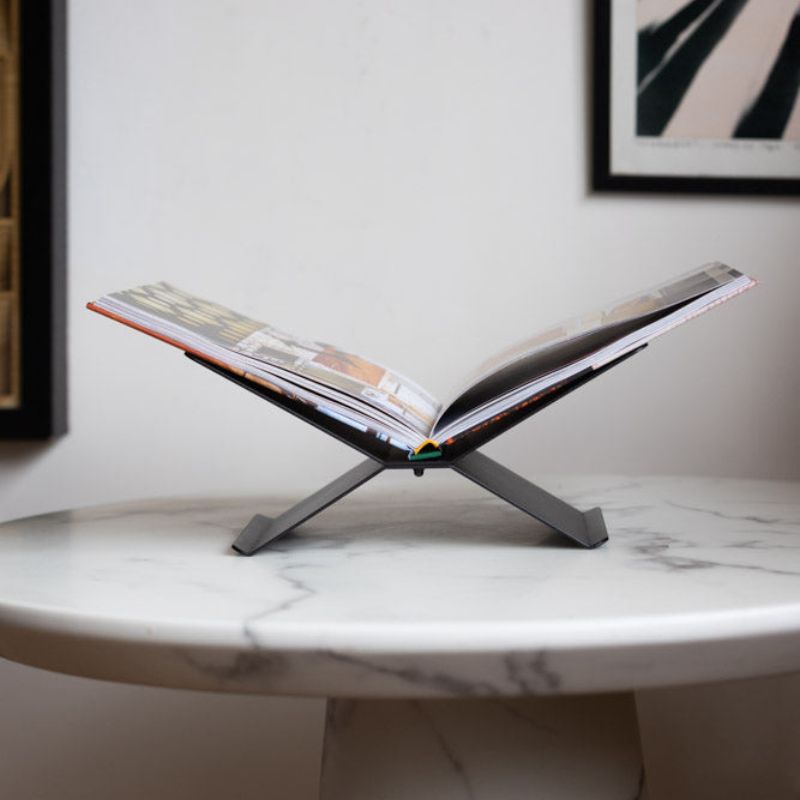 Book Stand Black Reading and Display Durable Holder