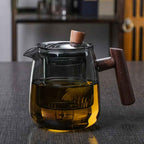 Bela Theepot | Borosilicaatglas, Houten Handvat, 550 ml