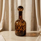 Bela Decorative Glass Decanter | Hand-Blown, 36 cm Tall