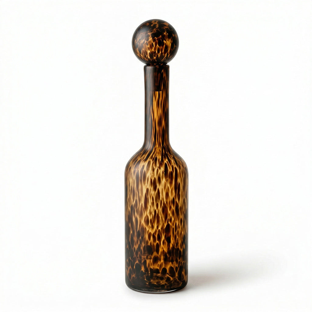 Cairo Glass Decanter | 52 cm, Animal Print Design