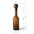Cairo Glass Decanter | 52 cm, Animal Print Design