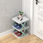 Shoe Rack Multi Layer PP Closet Storage Space Saving Entryway Organizer Stand