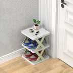Shoe Rack Multi Layer PP Closet Storage Space Saving Entryway Organizer Stand