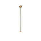 Minimalist Brass Globe Glass Pendant 1-Light