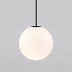 Minimalist Brass Globe Glass Pendant 1-Light