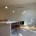 Minimalist Brass Globe Glass Pendant 1-Light