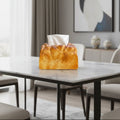 Bread Shaped Tissue Box Cover Vinyl Toast Design Freestanding Tissue Holder