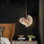 Rose Gold Crystal Pendant Light