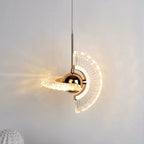 Rose Gold Crystal Pendant Light